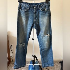 Denim & Supply Ralph Lauren Men's Blue Distressed Jeans